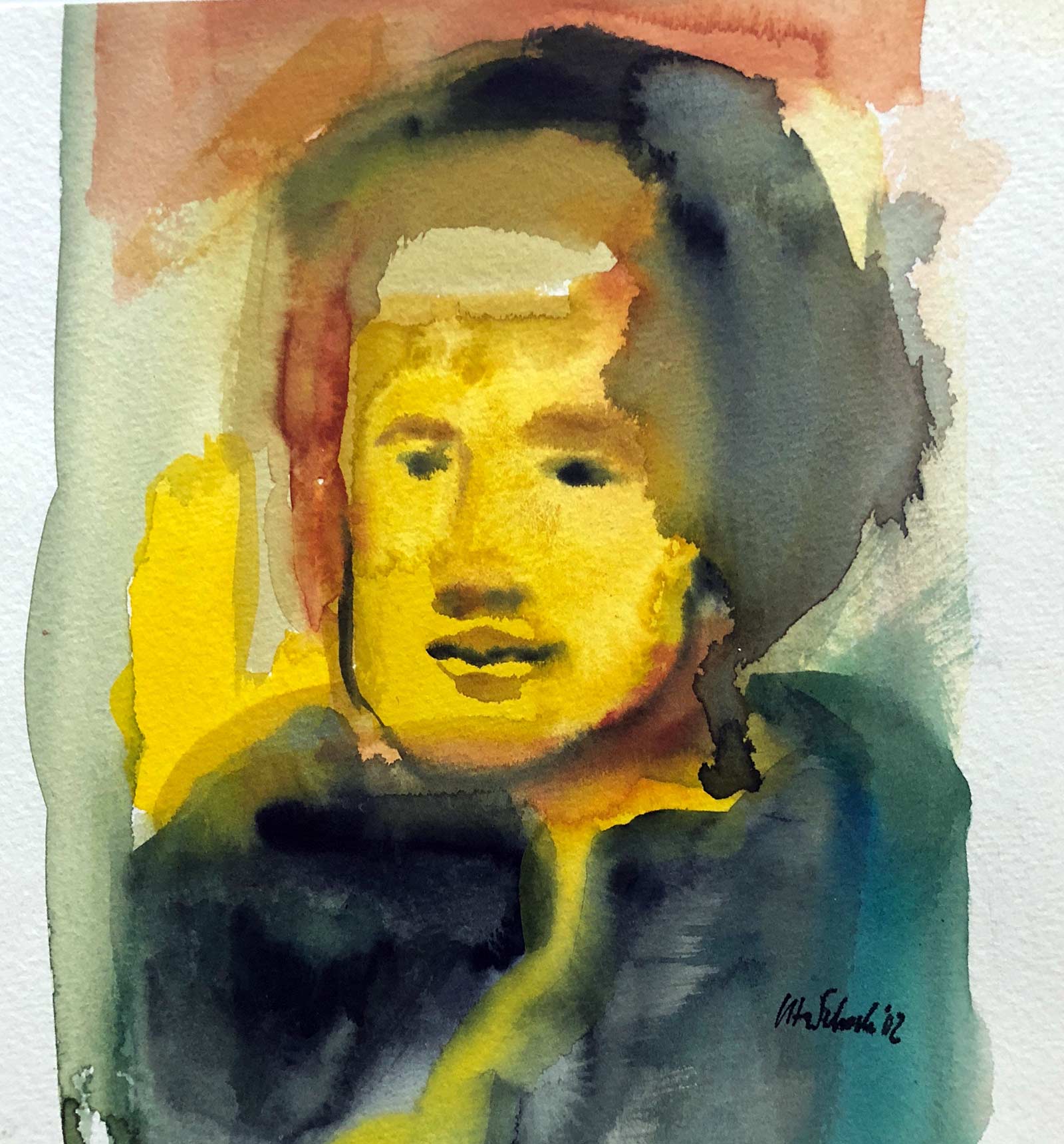 Uta_Schock_Malerei_Aquarell_Mittagssonne_im_Gesicht