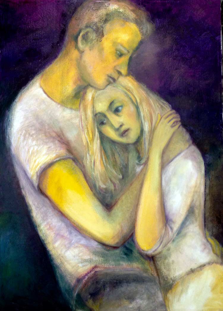 Uta_Schock_Malerei_Oel_Junges_Paar